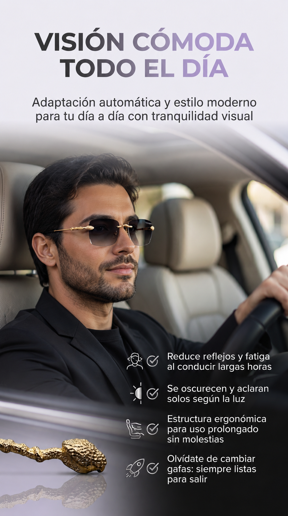 Gafas CARTIER cobra LUXURY - OFERTA SOLO POR HOY- PAGA 1 LLEVA 2+ ESTUCHE Y PAÑO DE LUJO GRATIS