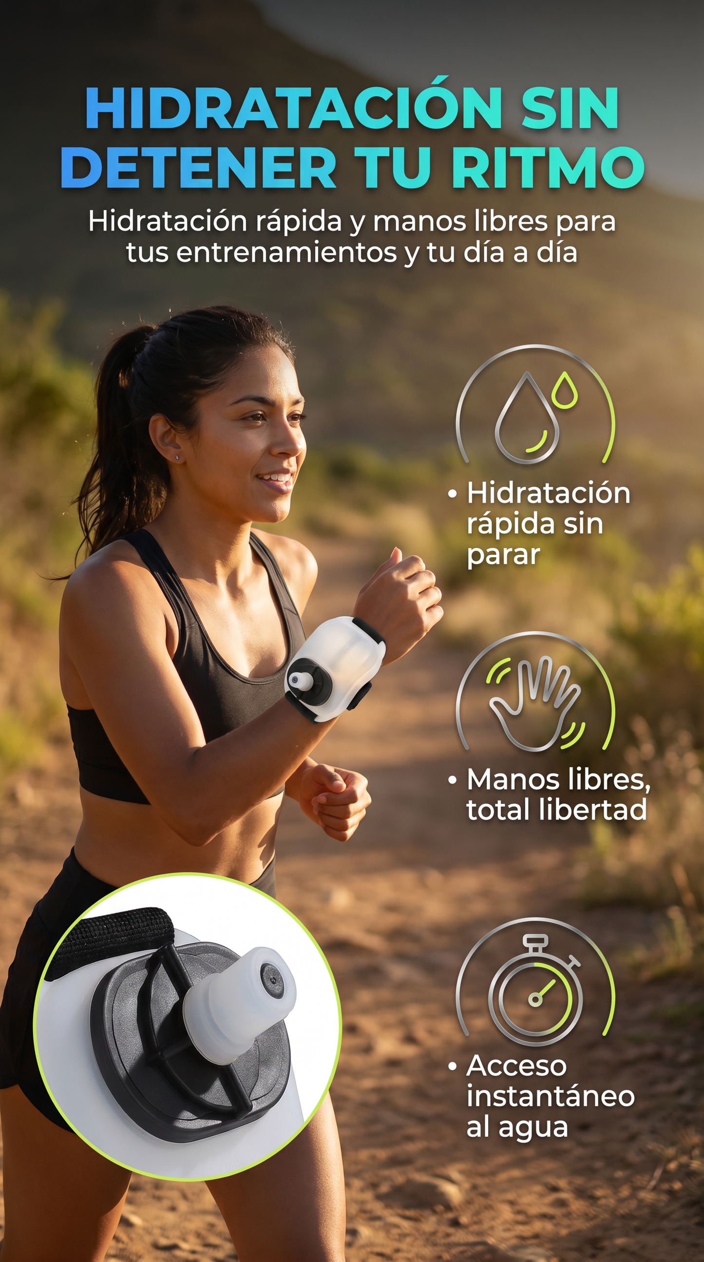 Termo Deportivo Para Muneca Y Brazo- !LLEVA 2X1 SOLO POR HOY! + OBSEQUIO GRATIS!!