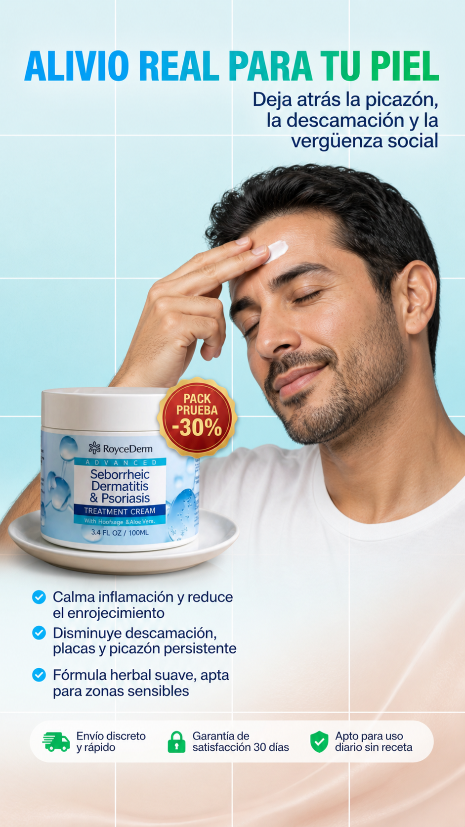 Seborrheic Dermatitis Y Psoriasis- OFERTA ESPECIAL SOLO POR HOY!