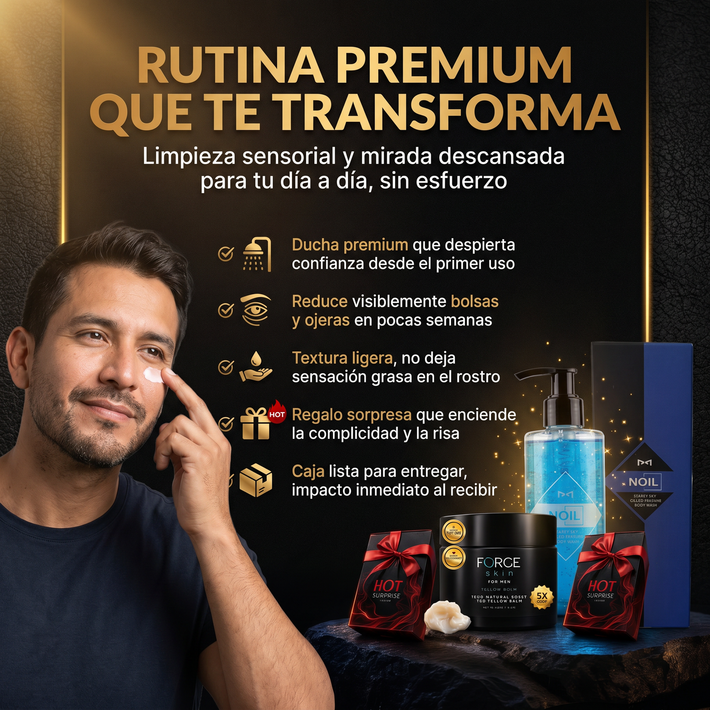 Shampo Noil+Crema antibolsas Forge - GRATIS Obsequio HOT🔥🔥