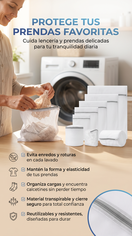 Mallas Lavadora- SET X8- !OFERTA VALIDA SOLO POR HOY!+ OBSEQUIO GRATIS