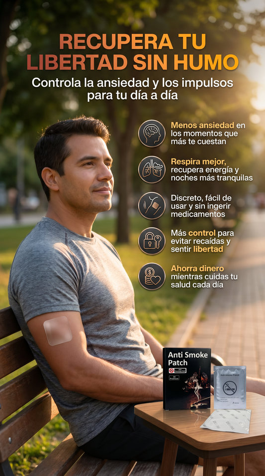 Parches anti smoke-OFERTA ESPECIAL- COMPRA 1 LLEVA 2+ OBSEQUIO GRATIS