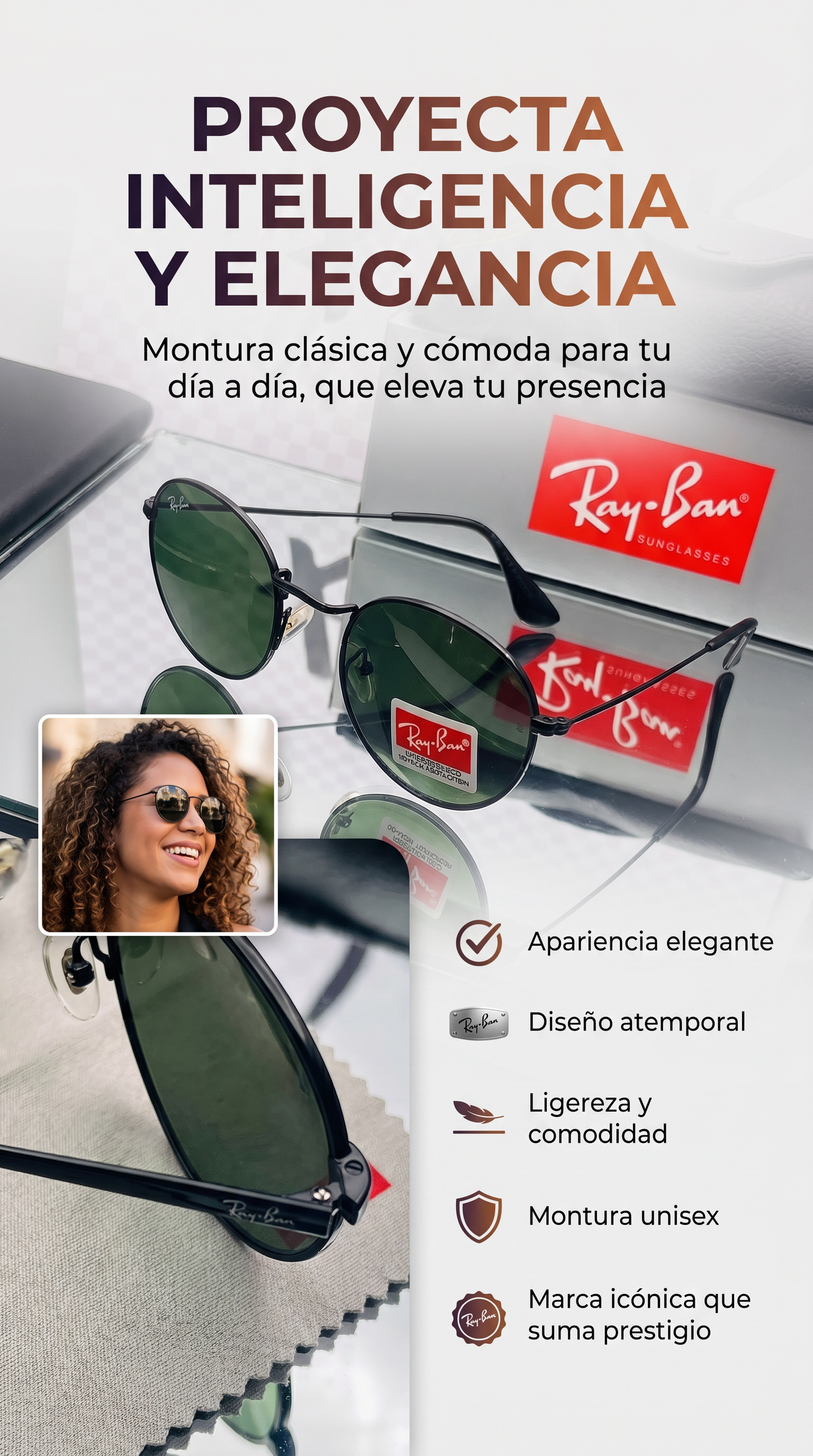 Gafas RAYBAN round-!OFERTA EPECIAL PAGA 1 LLEVA 2!-  !!SOLO HOY!!