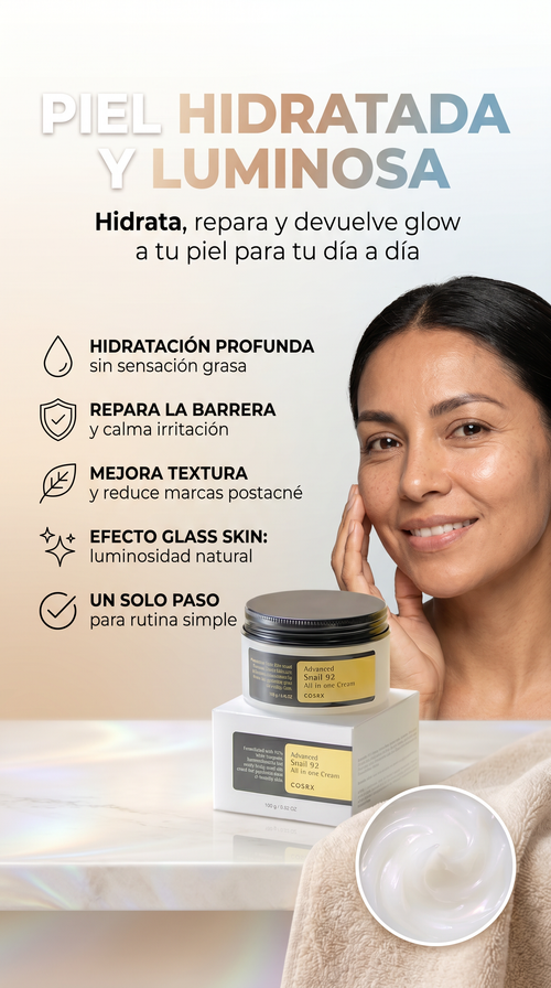 Crema en gel caracol cosrx- OFERTA SOLO POR HOY- PRECIO ESPECIAL!